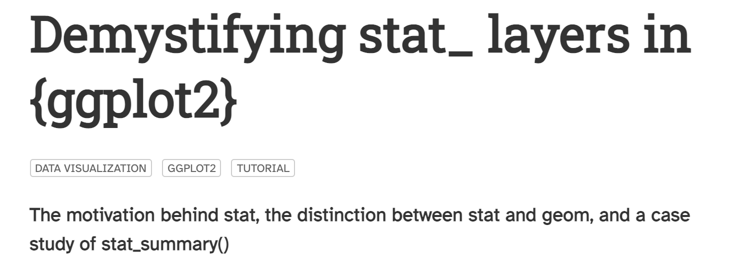 Guide to stat_ layers